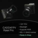 CADDXFPV Ratel Pro Analog Camera 1500 1800TVL for RC FPV Night Thermal for Drones 5 7 8 9 10 13 15 Inch FPV Racing Drone Kit